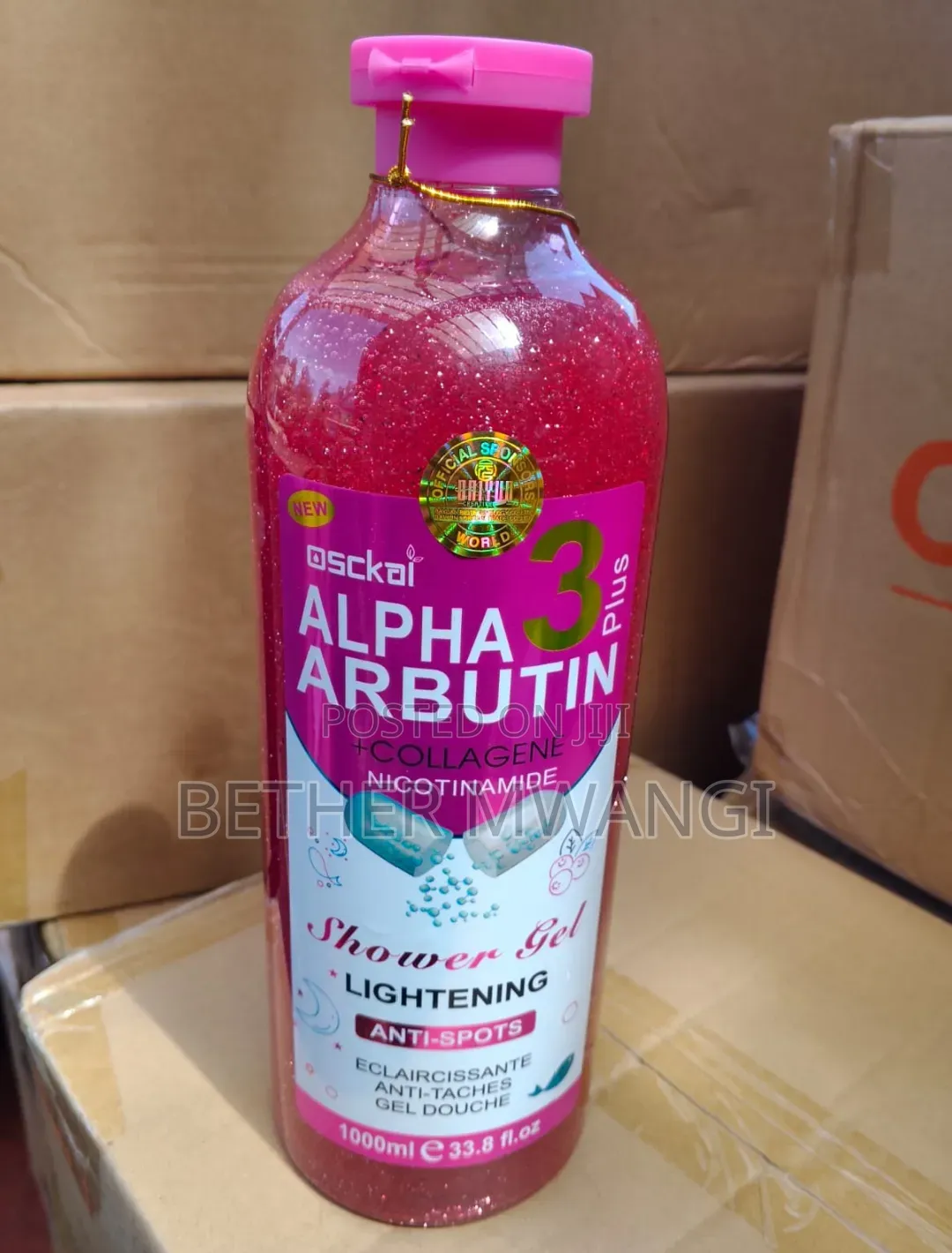 Alpha Arbutin Plus With Collagen Shower Gel in Kenya