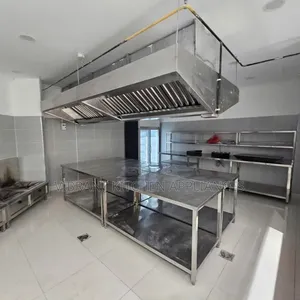 Complete Stainless Steel Commercial Kitchen Setup