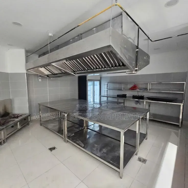 Complete Stainless Steel Commercial Kitchen Setup