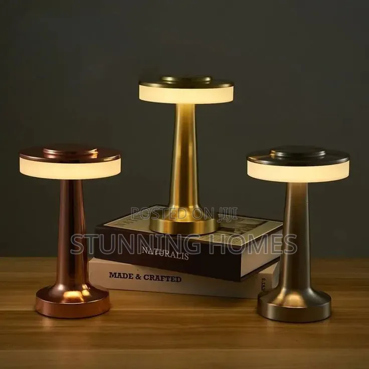 Modern Elegant Rechargeable Dimmable Table Lamp