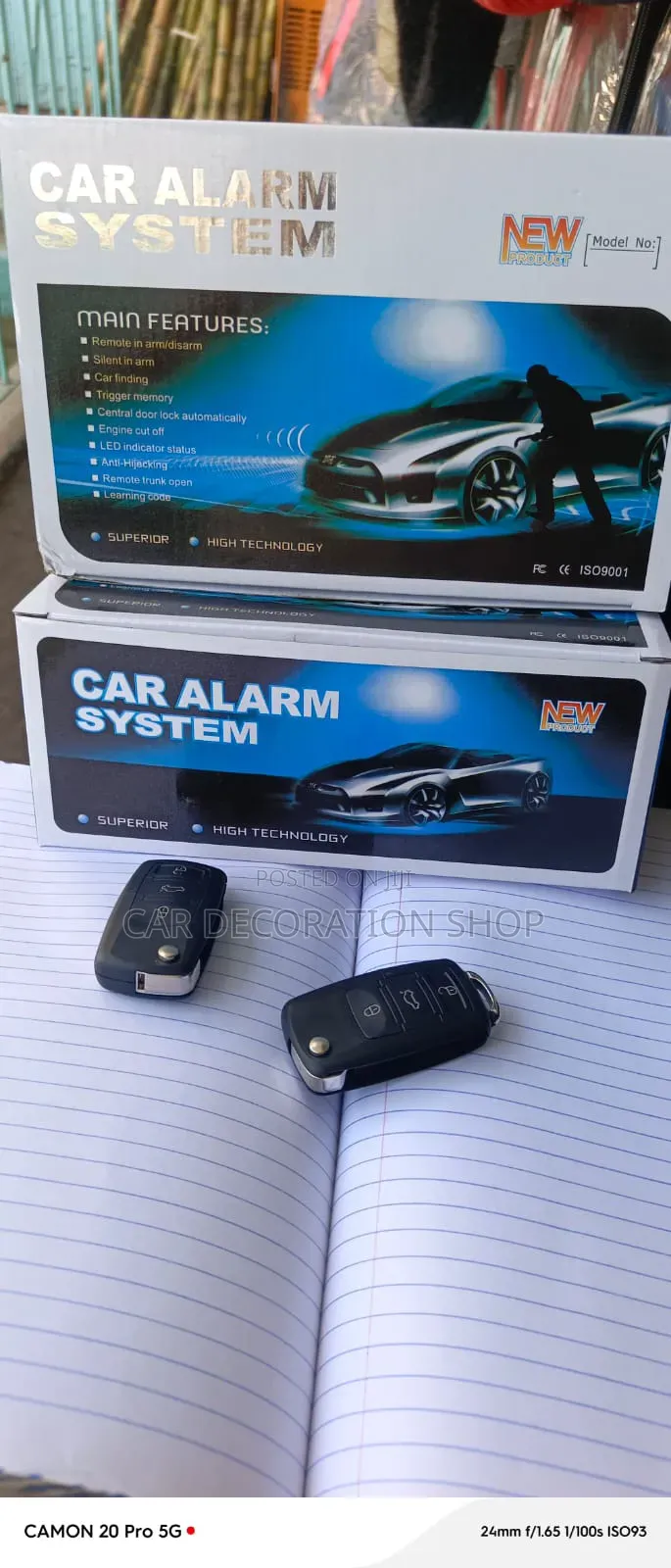 Car Alarm System Arm&disarm Car Doors From a Distance