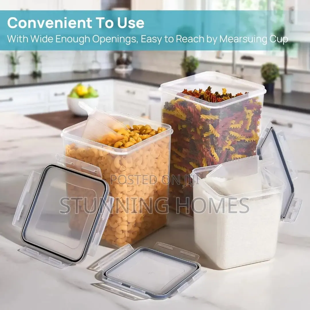 10pcs Acrylic Cereal/ Nuts Storage Jars