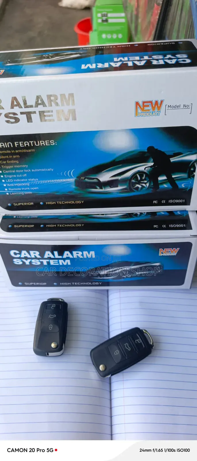 Car Alarm System With Finding Function to Locate Car in Crowdedparking