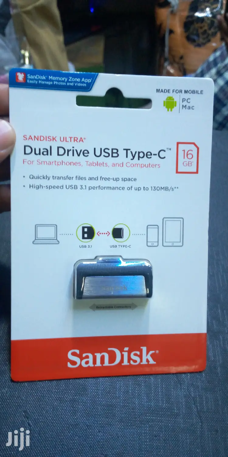 16gb OTG Dual Drive Type C Sandisk.