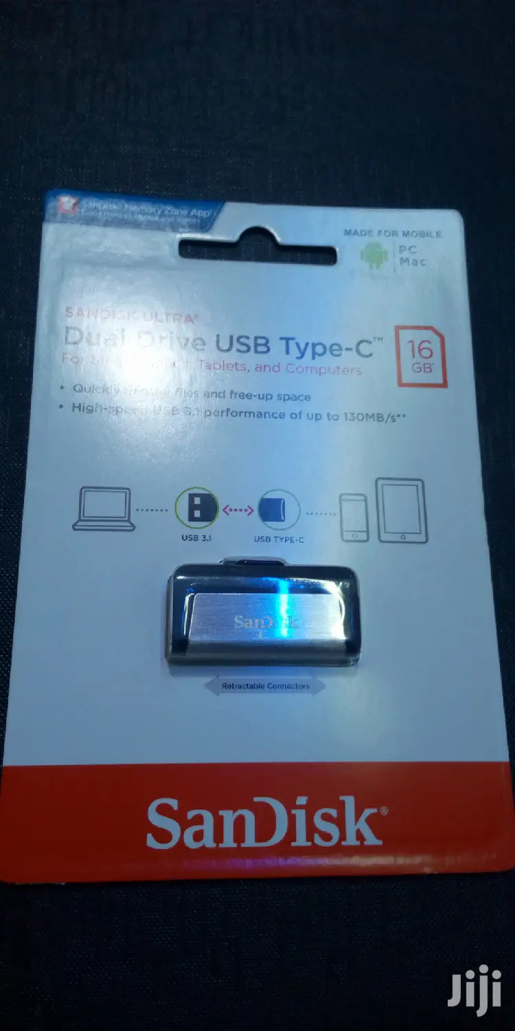 16gb OTG Dual Drive Type C Sandisk.