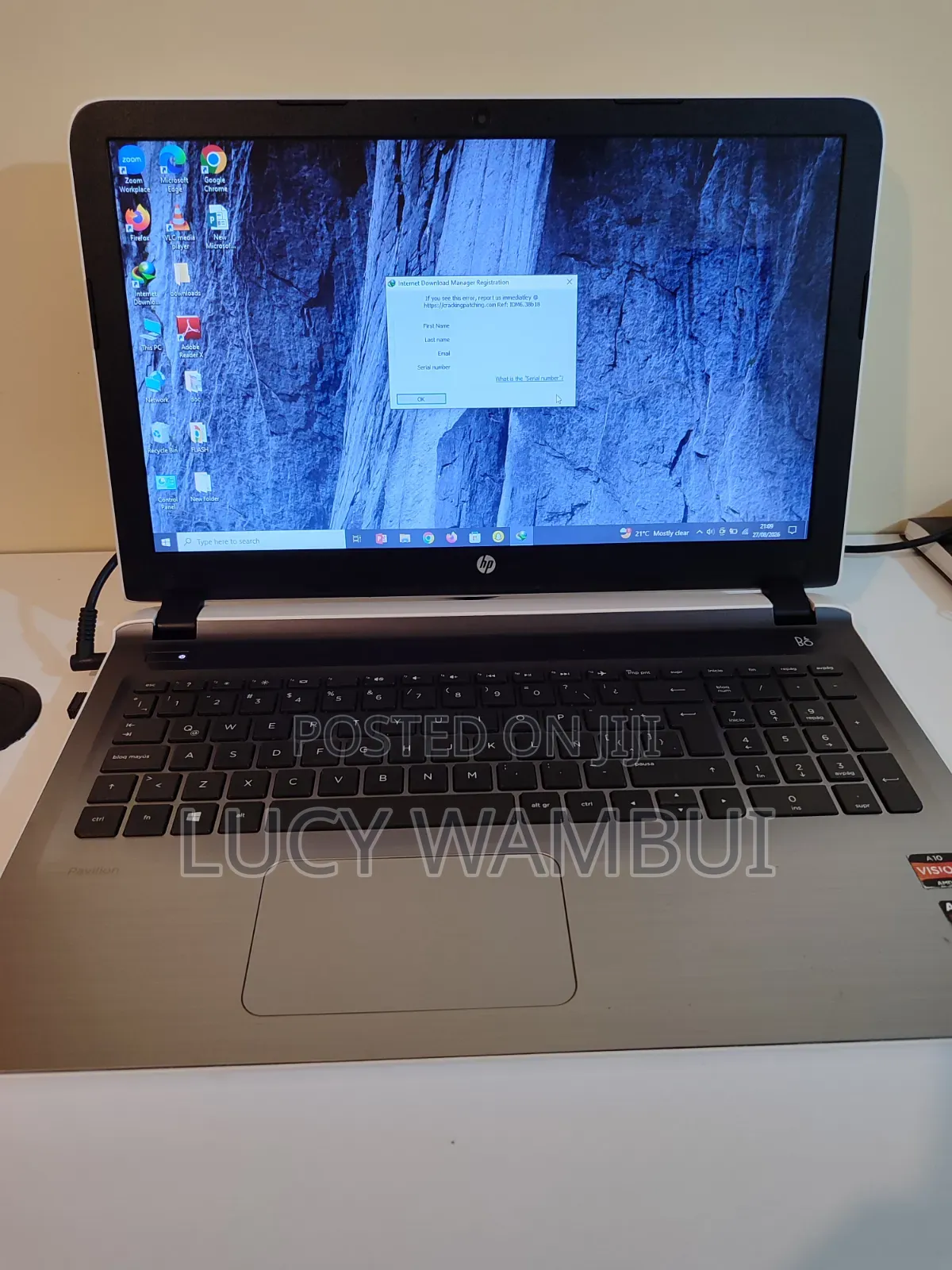 Laptop HP Pavilion 15 8GB AMD Ryzen 5 SSD 256GB