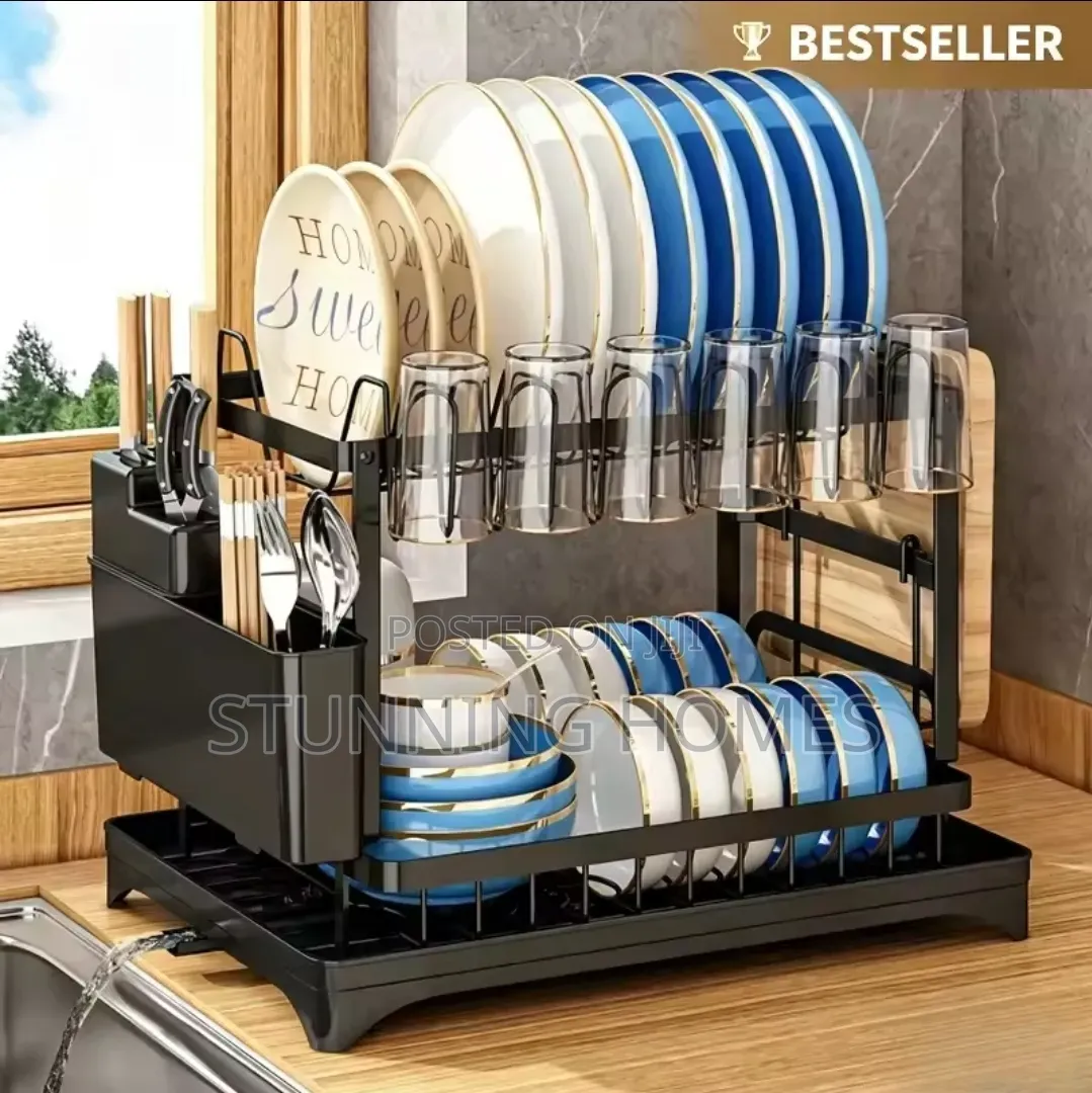 High Quality 2 Tier Dish Drying Rack