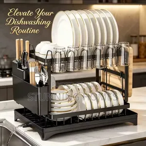 High Quality 2 Tier Dish Drying Rack