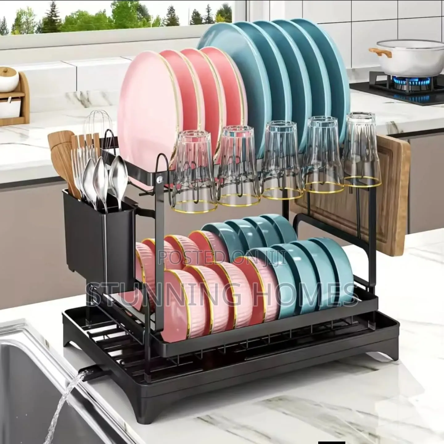 High Quality 2 Tier Dish Drying Rack