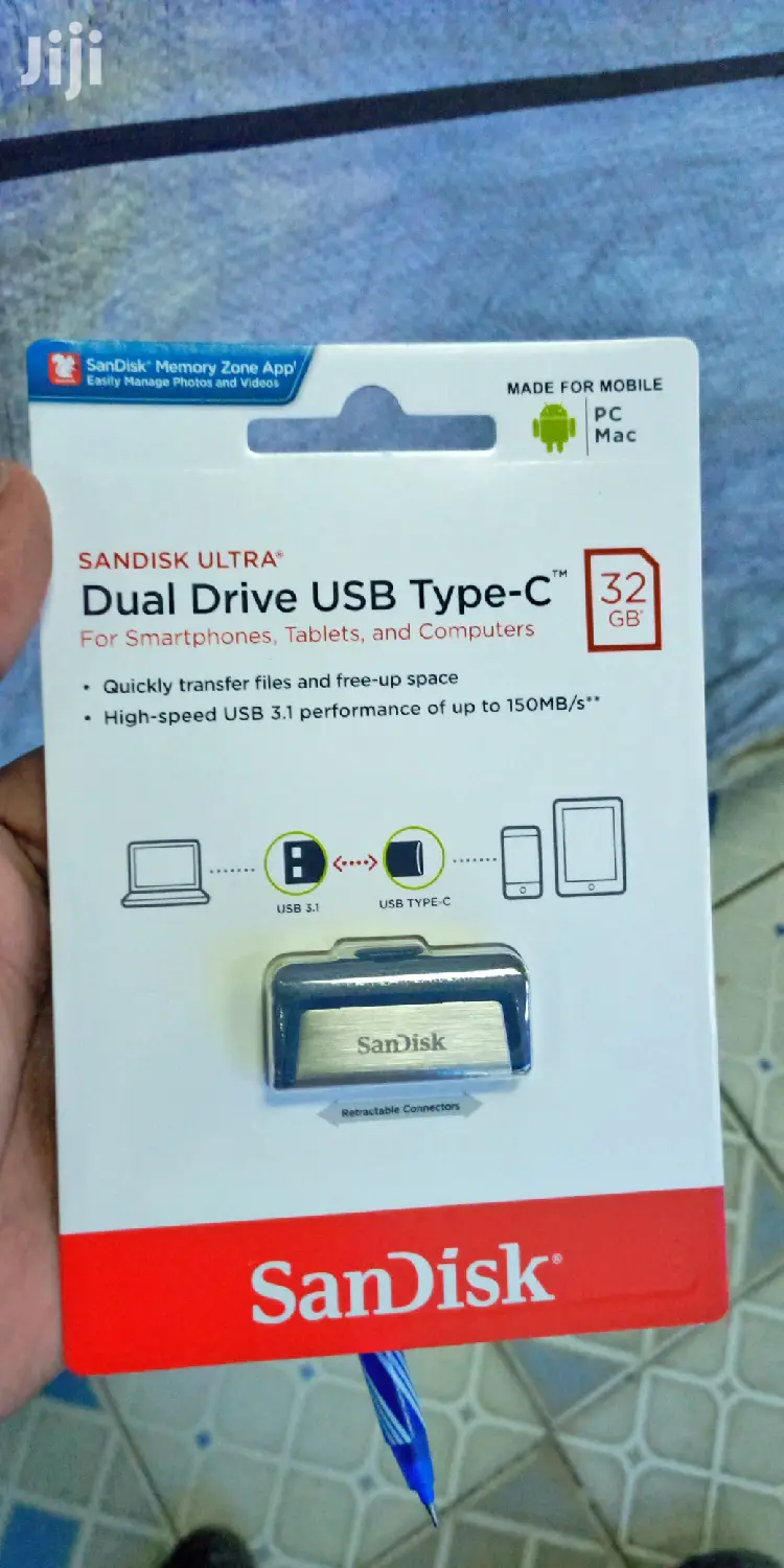32gb OTG Dual Drive Type C Sandisk.