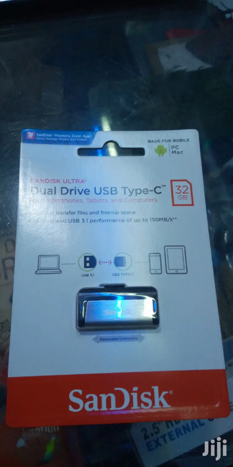 32gb OTG Dual Drive Type C Sandisk.