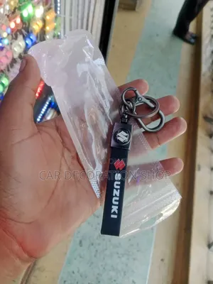Suzuki Keyring With Carabiner_stylesnap Hook &Split Ring