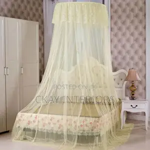 Rest More, Worry Less, Bed Round Mosquito Net