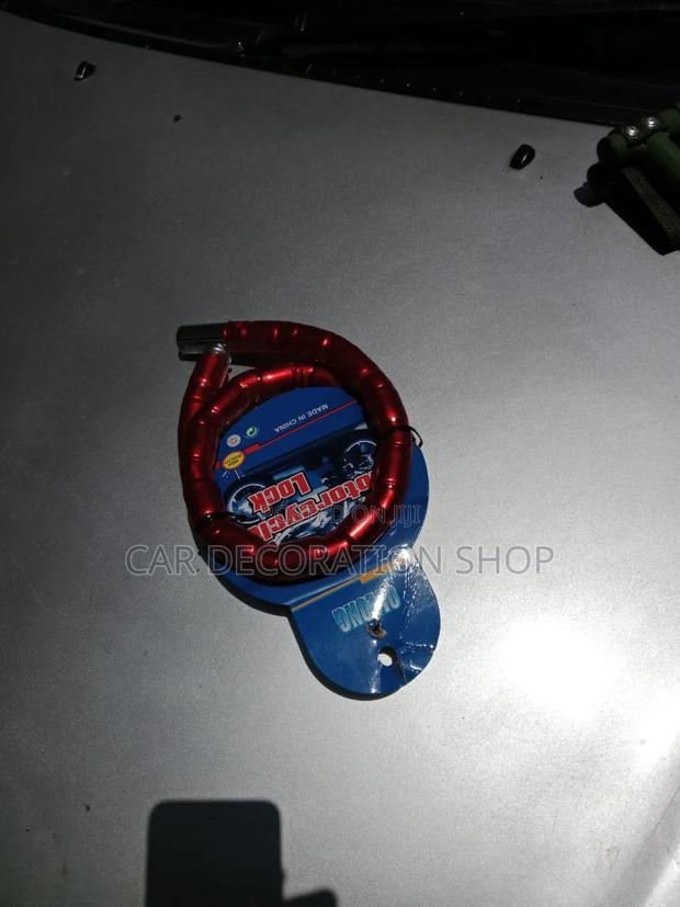 Secure Key_locking Motorcycle Cable Lock Against Theft - thumbnail 2