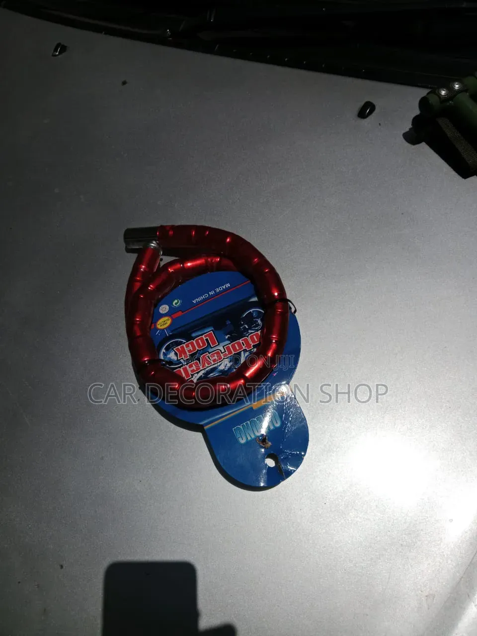 Secure Key_locking Motorcycle Cable Lock Against Theft