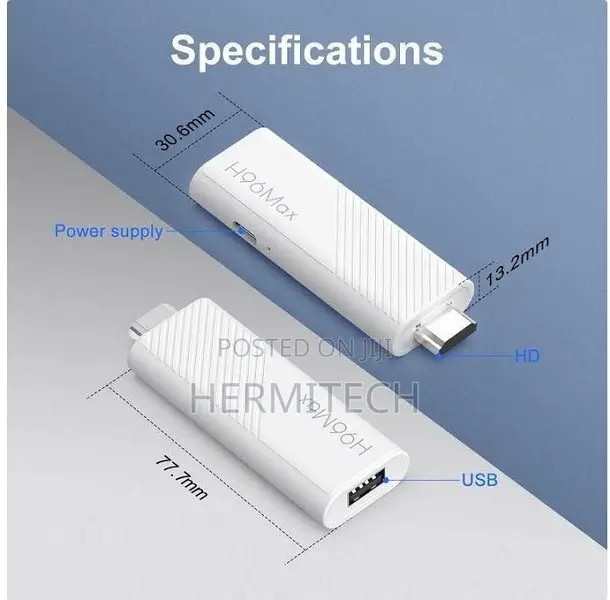 H96 TV Stick 2GB RAM 16GB Storage Android 14 Fast Home Entertainment ·