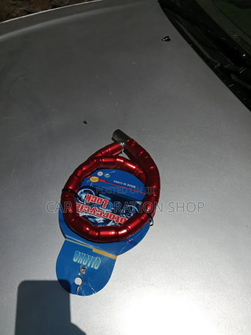 Antitheft Security Key Operated Locking Mechanism Motorcycle Lock