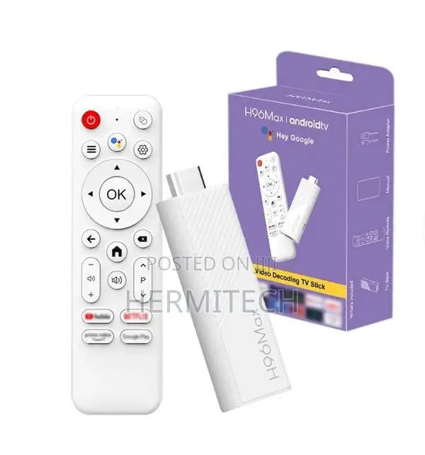H96 TV Stick 2GB RAM 16GB Storage Android 14 Smooth App Performance HD