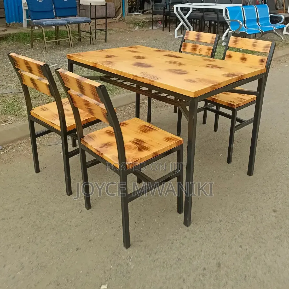 Rustic  Wooden Dinning Set or Restaurant Set...