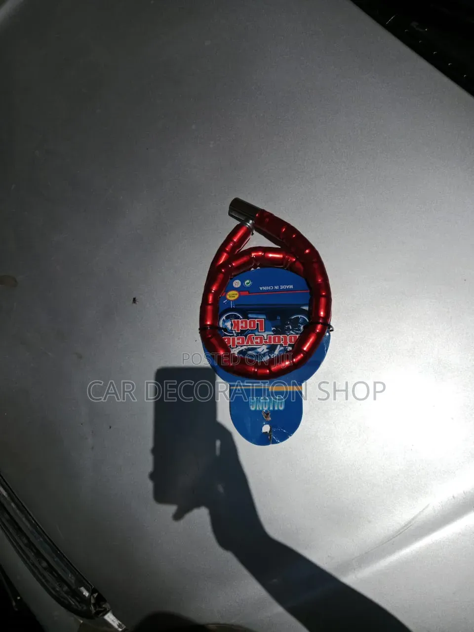 Heavy Duty Armored Cable Lock With Thick Braided Steel Internal Cable