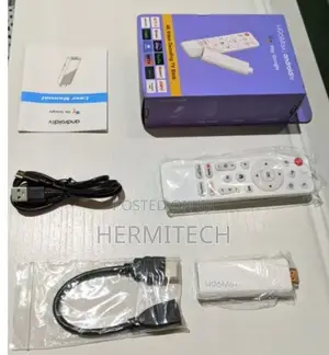 H96 TV Stick 2GB RAM 16GB Storage Android 14 Convenient Remote Control