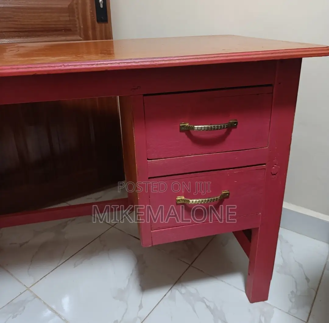 Wooden Office Desk With 2 Drawers (Solid & Stylish)