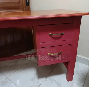Wooden Office Desk With 2 Drawers (Solid & Stylish)