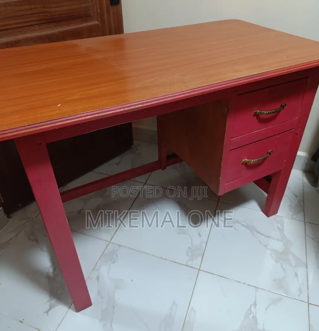Wooden Office Desk With 2 Drawers (Solid & Stylish)