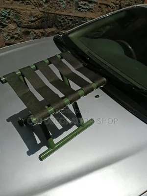 Portable Folding Camping Stool With Metal Frame