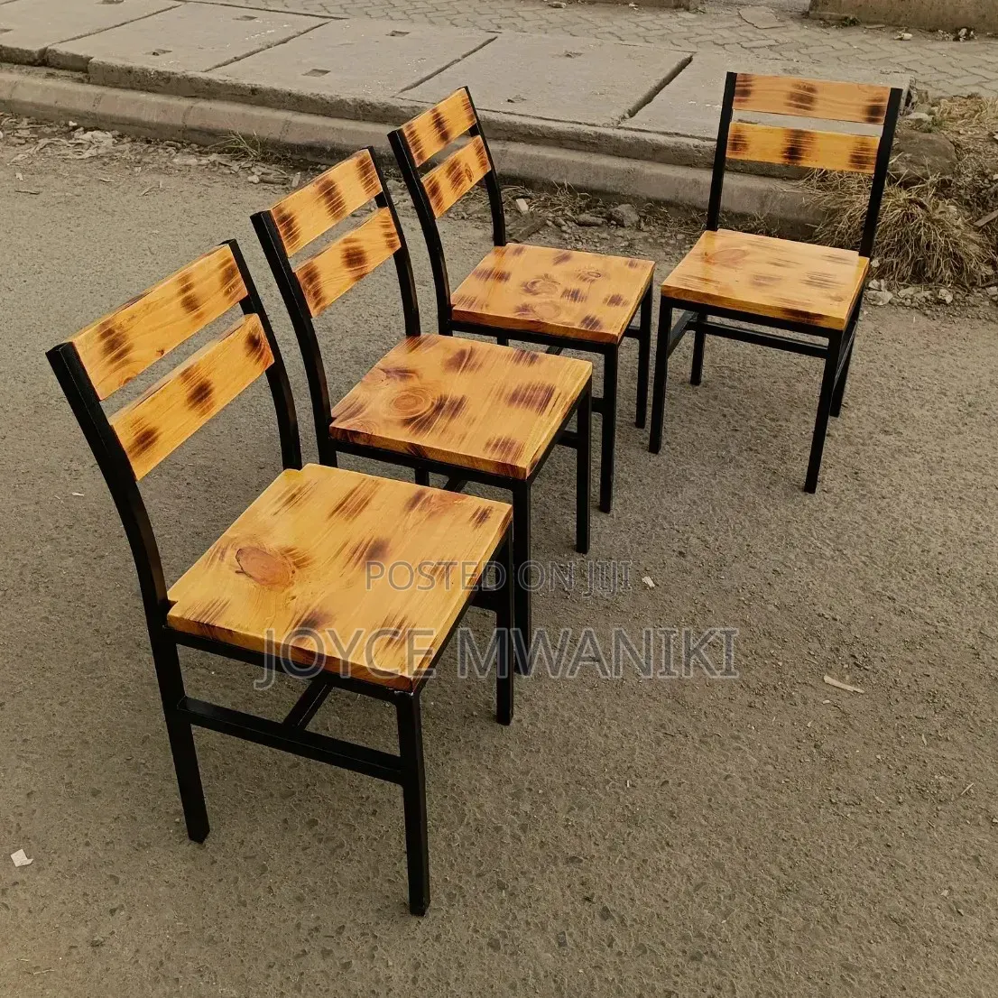 Rustic Wood Finish Dinning Chairs or Restaurant Chairs...