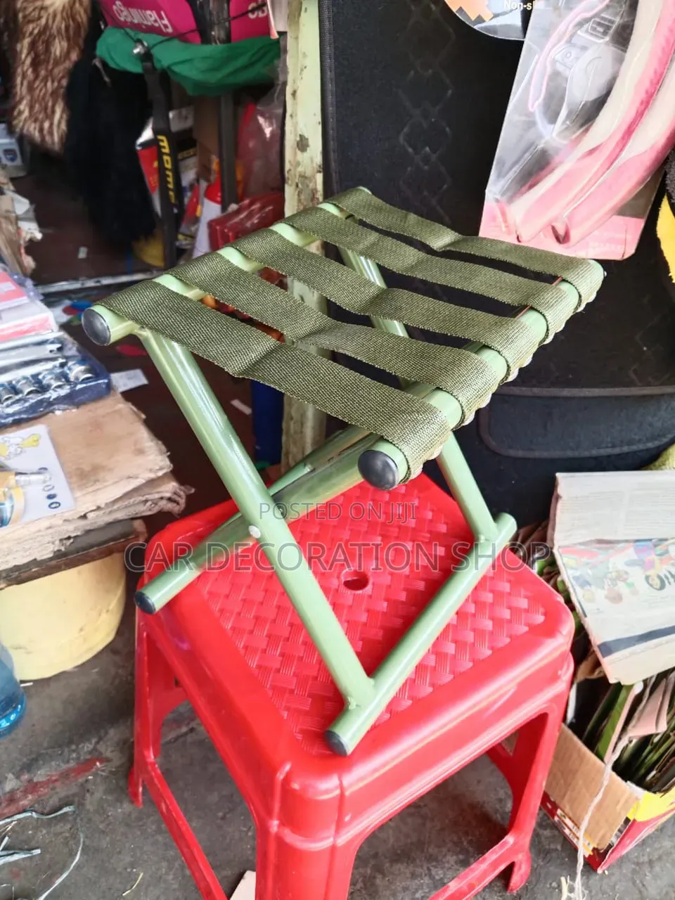 Metal Tubing Camping Mini Seat With Durable Fabric