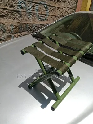 Mini Camping Stool With Nylon Canvas Webbing Seat