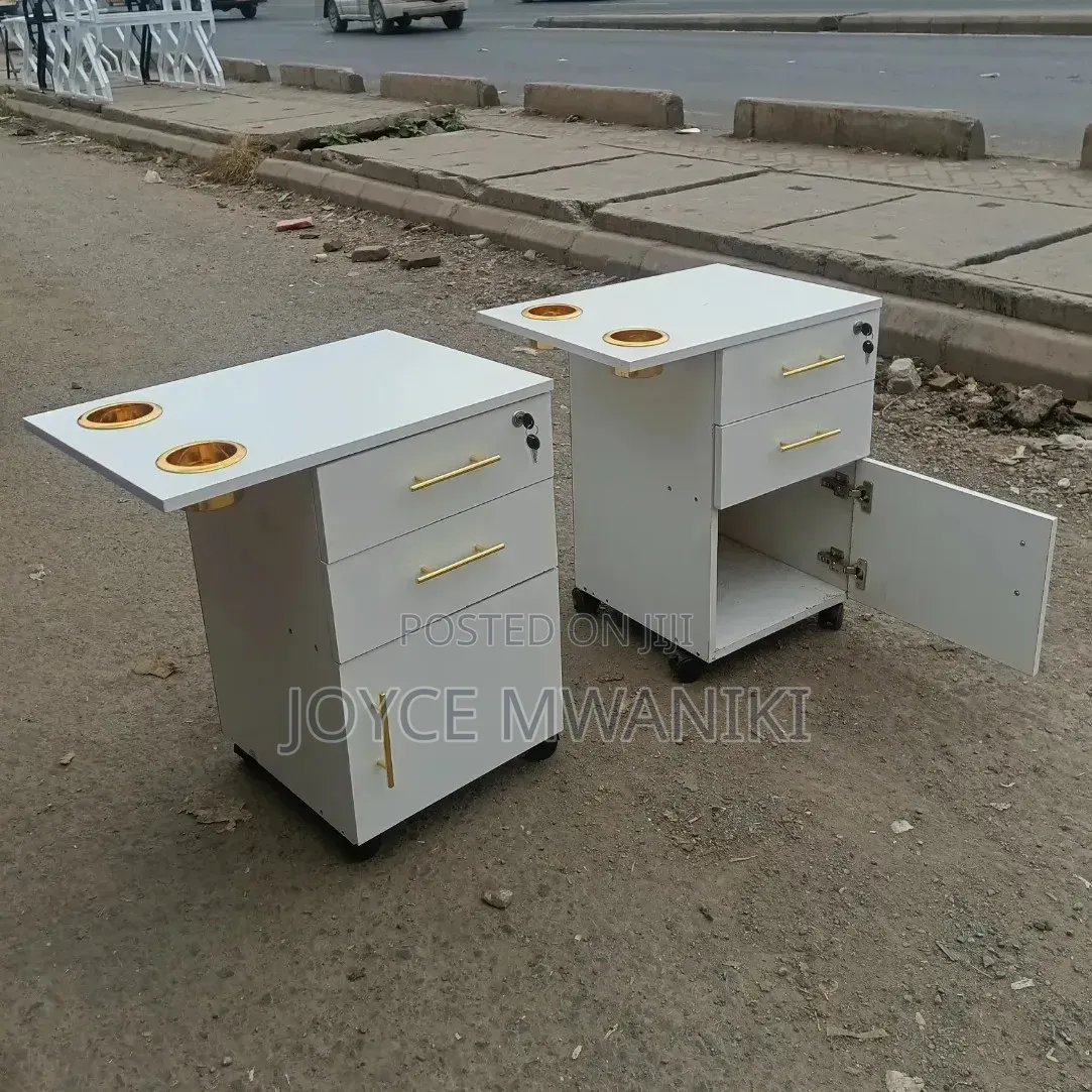 Salon Trolley Cart With Lockable Drawer...