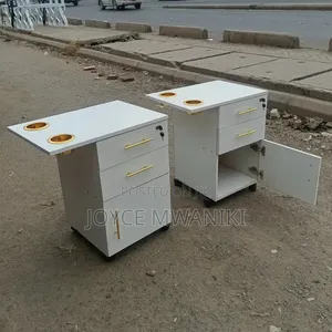 Salon Trolley Cart With Lockable Drawer...