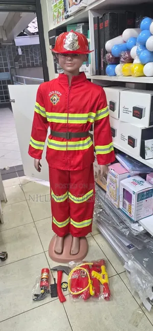 Professional Children Fireman Cosplay Costume*