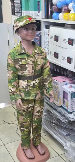 Kids Army Soldier Costume Set