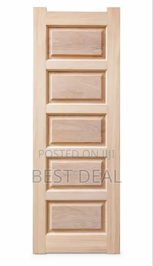 Solid Dry Mahogany Security Door