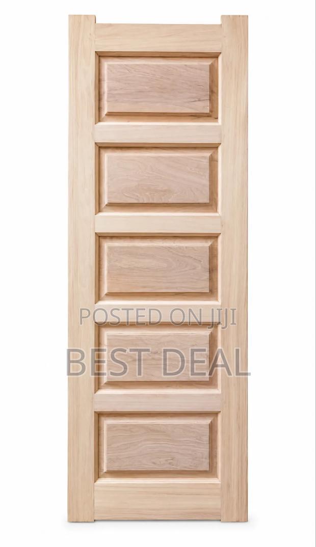 Solid Dry Mahogany Security Door
