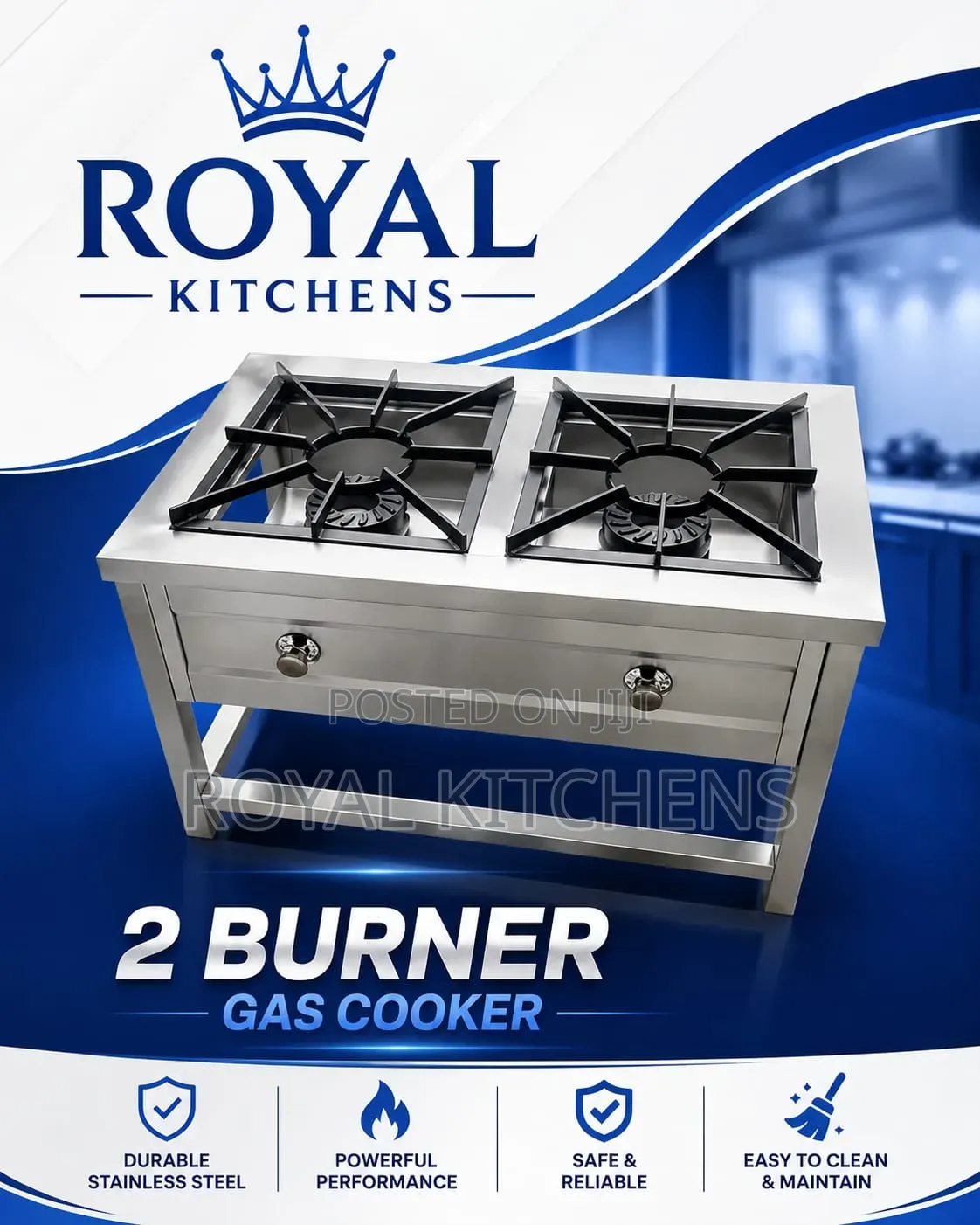 2 Burner Gas Cooker