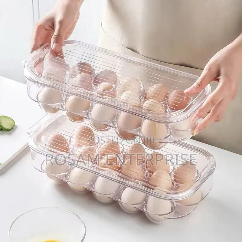 16 Grid Egg Holder With Handle & Lid