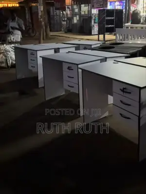White Office Desk