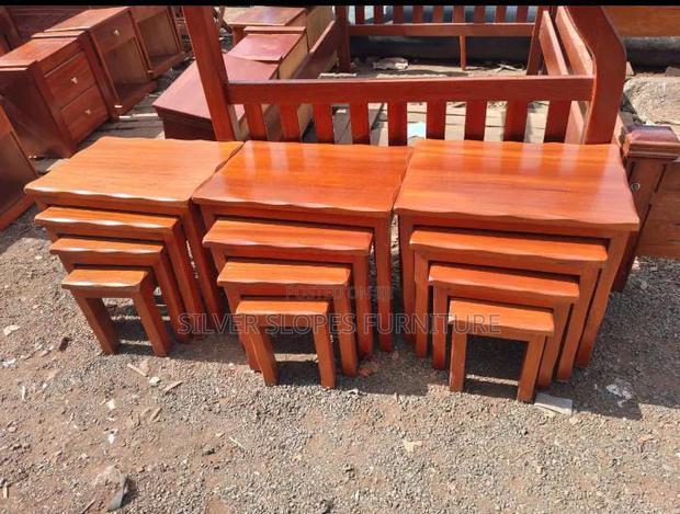 Mahogany Next of Stools