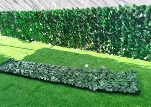 Outdoor Fencing With Artificial Privacy Fence