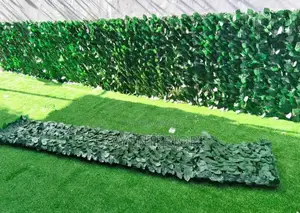 Outdoor Fencing With Artificial Privacy Fence