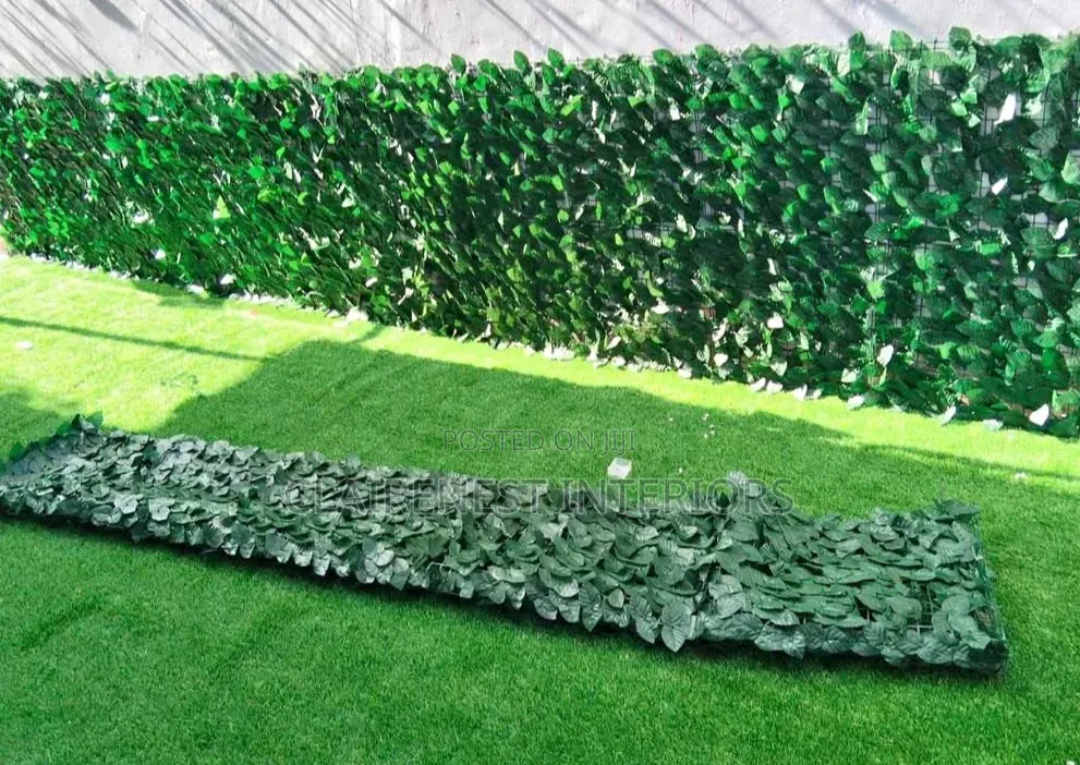 Outdoor Fencing With Artificial Privacy Fence