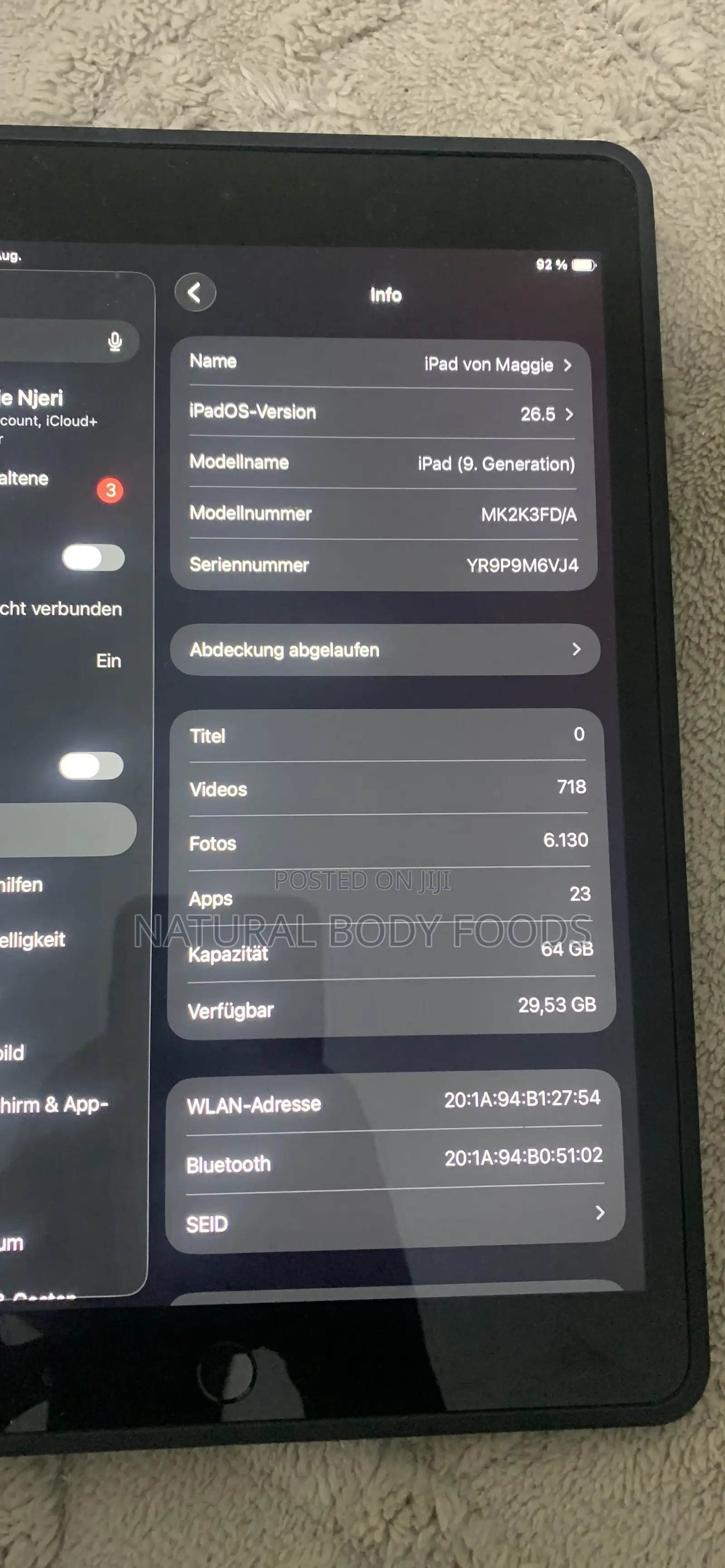 Apple iPad 9.7 64 GB Silver