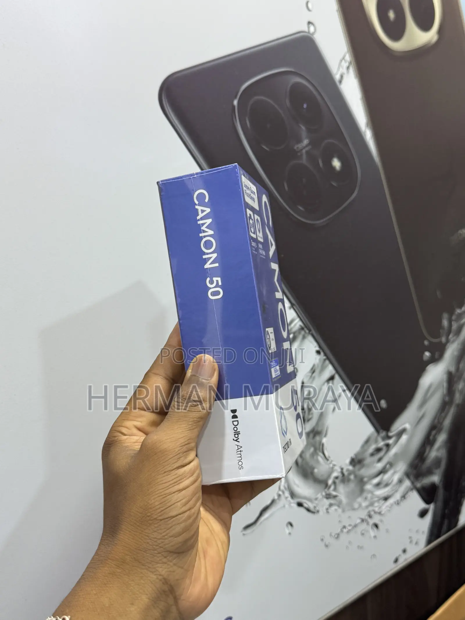 New Tecno Camon 50 256 GB Black