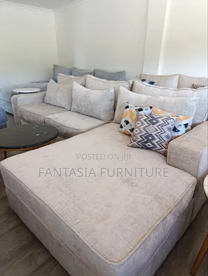 5-Seater Grey L-Shaped