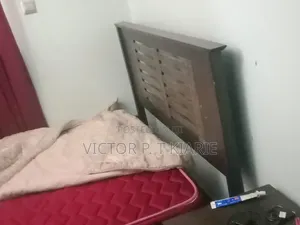 Bed 5by6 Wooden With Matresa
