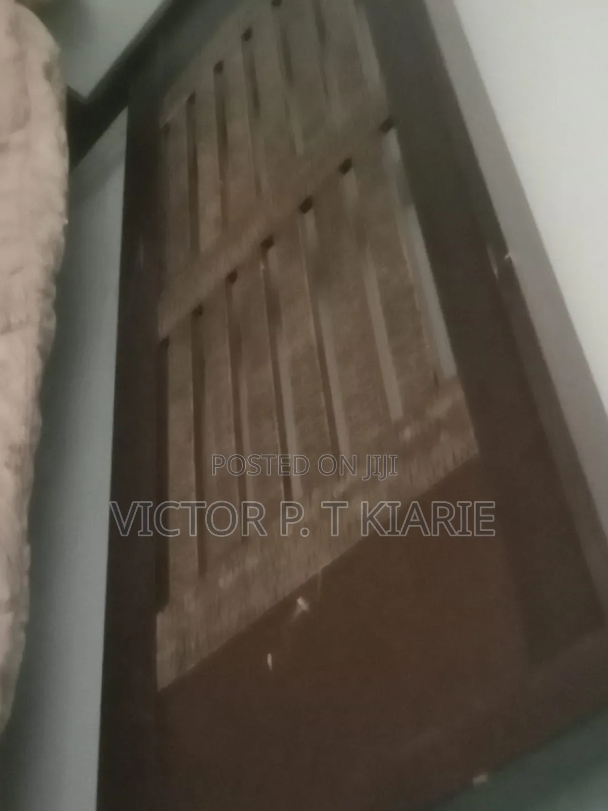 Bed 5by6 Wooden With Matresa